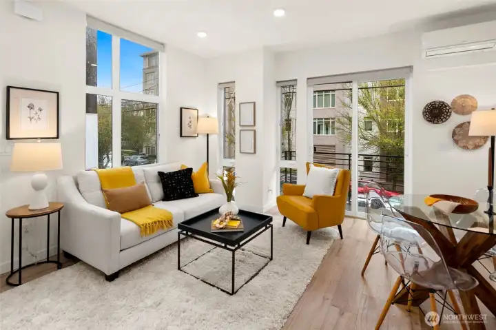 big windows with lots of natural light