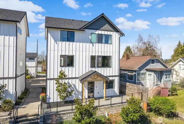 Perched above 18th Ave SW with territorial views.