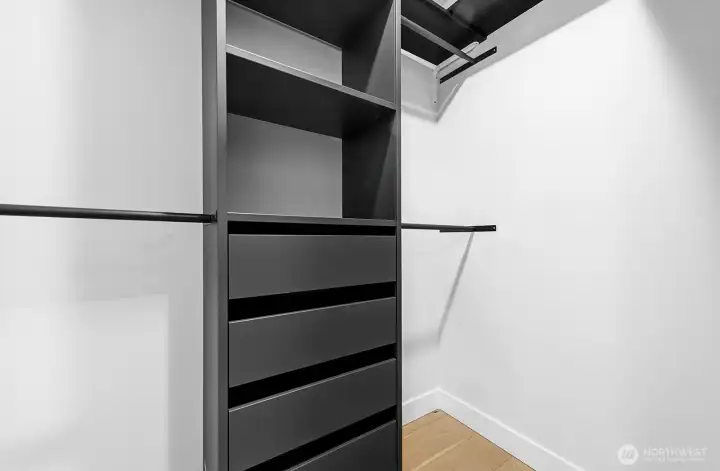 2 walk in closets in the Primary Bedroom.