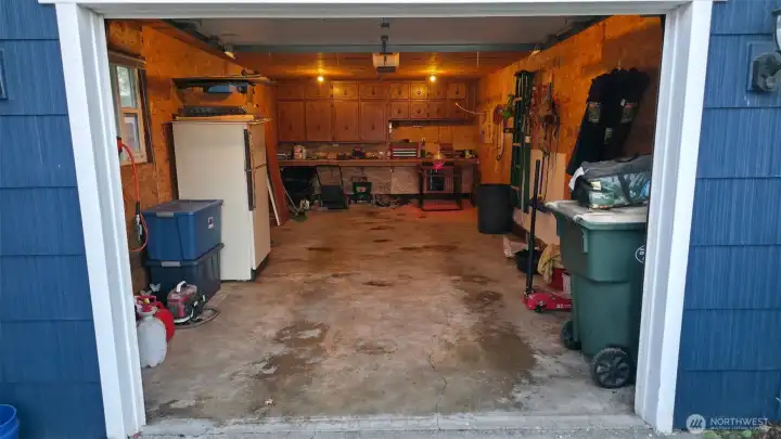 interior of garage