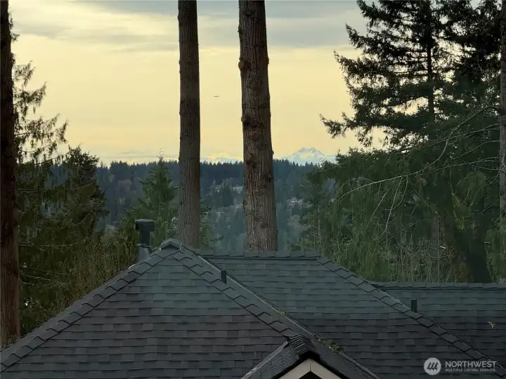 Mountain view from primary suite.