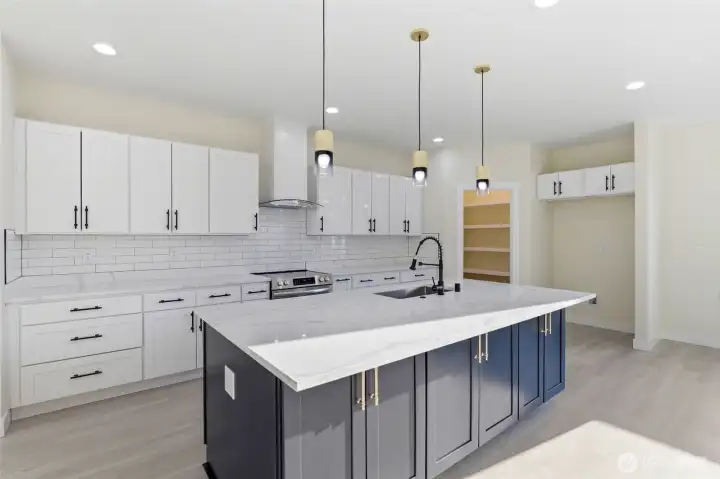 Gorgeous kitchen with designer finishes