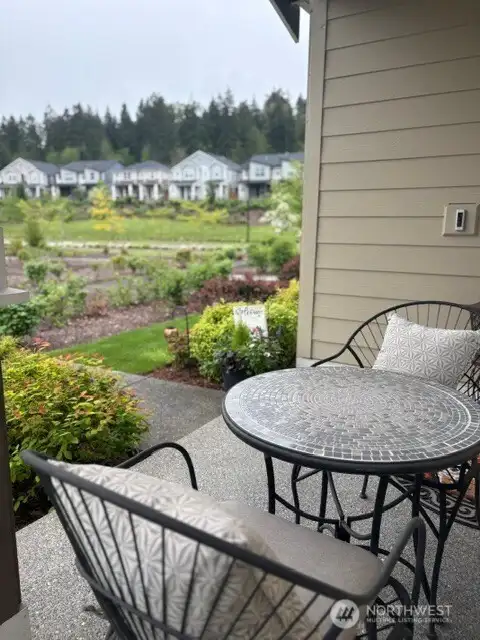 Nice views from front porch - privacy