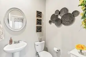 Main floor powder room