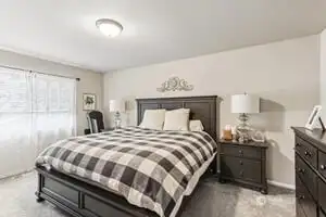 Primary suite w/room enough for large furniture!