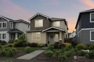 Dusk in your new home! So peaceful!