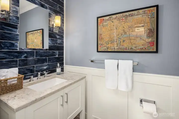 Main floor powder room