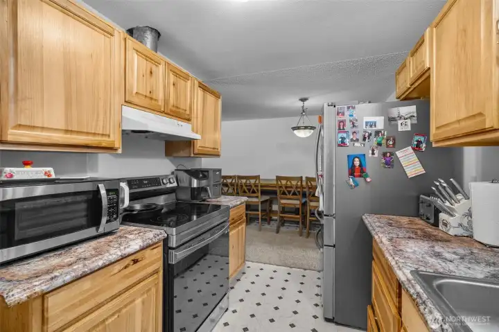 Open layout perfect for cooking and entertaining