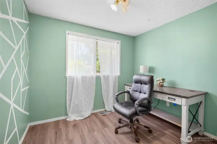 Versatile upper-level second bedroom.