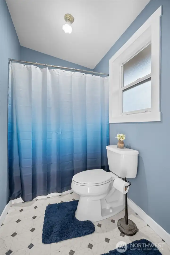 Bathroom located in upper-level bonus-room.