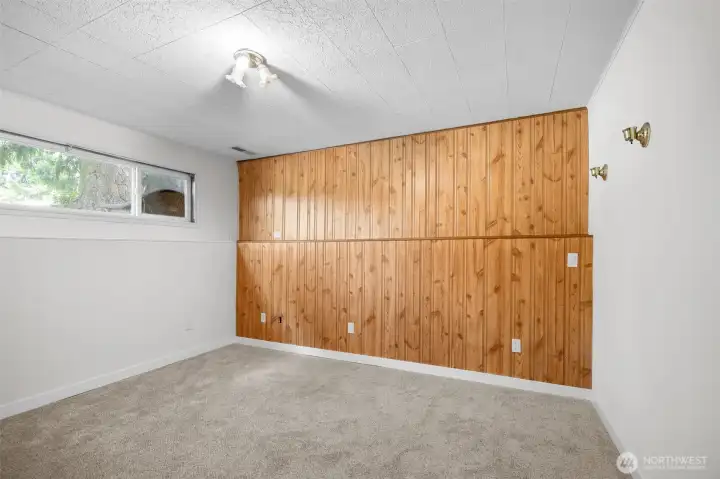 Additional lower-level bonus space perfect for a game room or workout room.