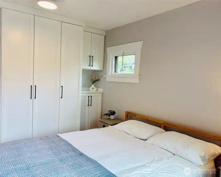 Custom-built closet! Custom-built closet!