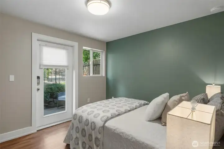Second Bedroom with access to the patio