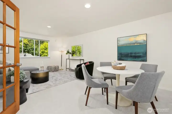 The upper floor bonus room. The upper floor bonus room.