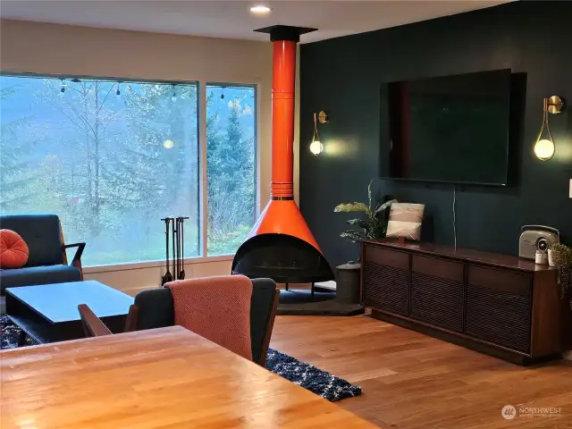 Retro Style fireplace