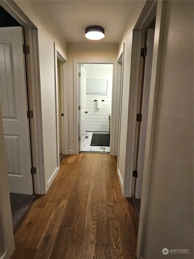 Hallway to 4 Bedrooms