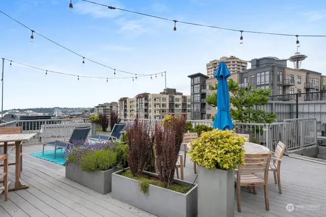 Sweeping Views and you can imagine a popular place for Fireworks off the Space Needle.