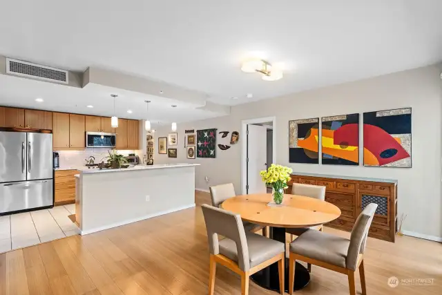 This Home is perfectly set up for entertaining with the updated Kitchen open to both the Dining and Living Rooms.