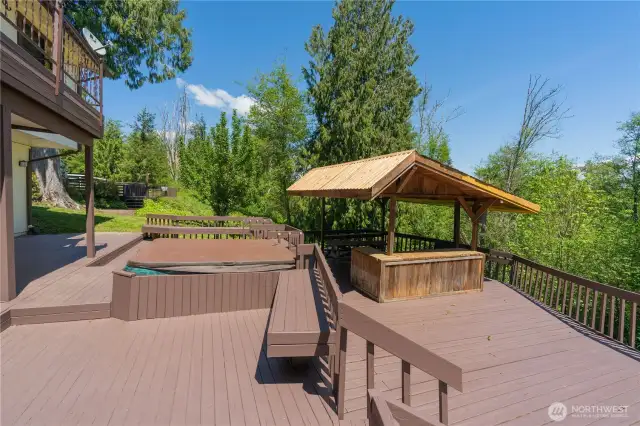 Deck & BBQ area Lower Level