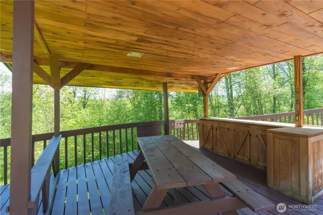 BBQ area Lower Level