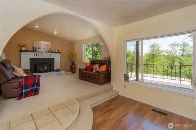 Bonus Room w/Fireplace Main Level