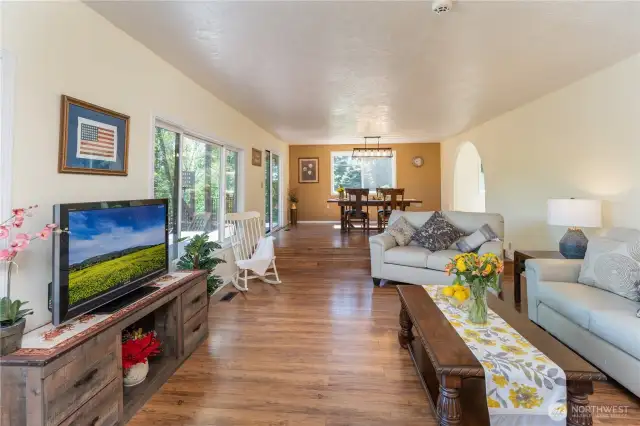 Living Room & Dining Room Main Level