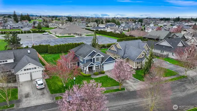 Quiet neighborhs in your backyard.
