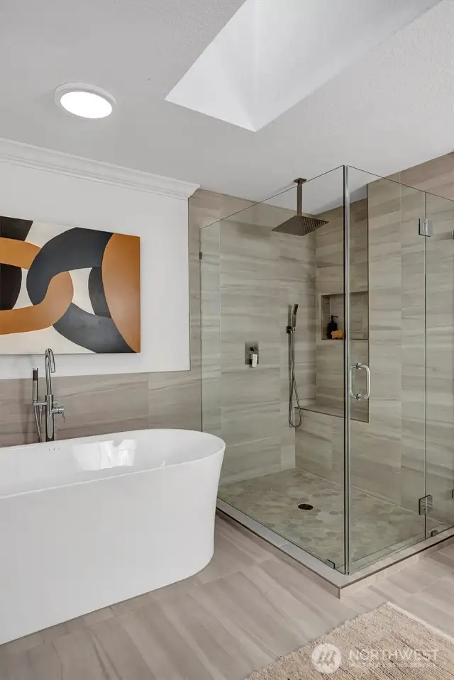 Primary bath on the 2nd floor