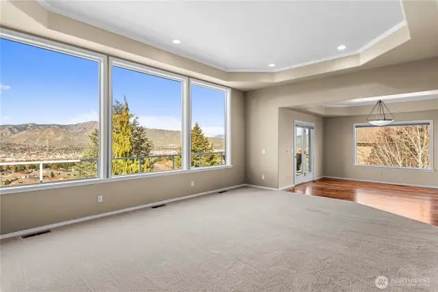 Living room looking to dining room