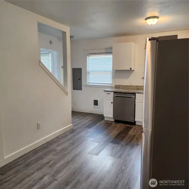Another angle of the kitchen.