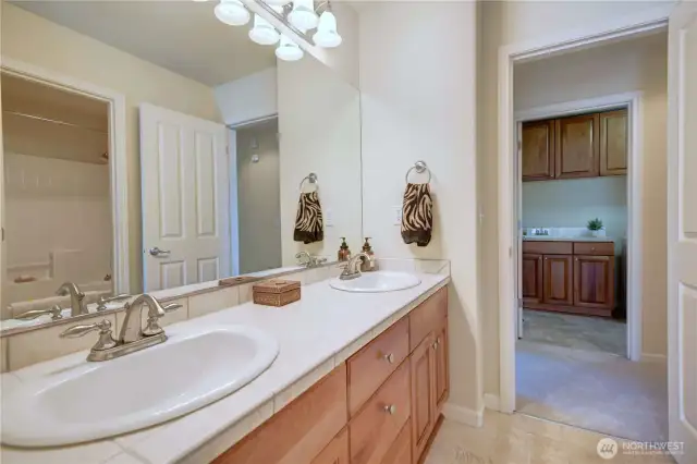 Another view from upper floor main bathroom.