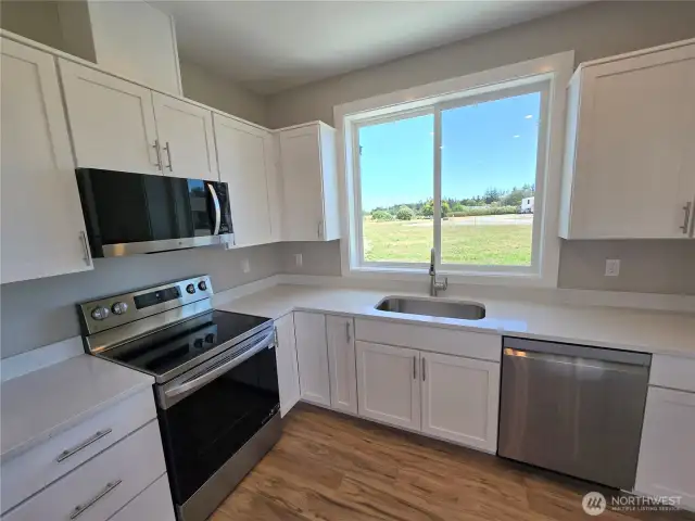 Views of the property from your spacious kitchen