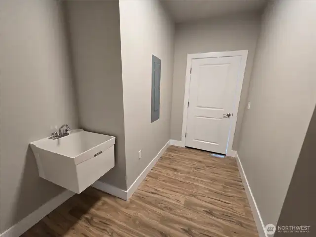 Utility Sink in Large Utility Room
