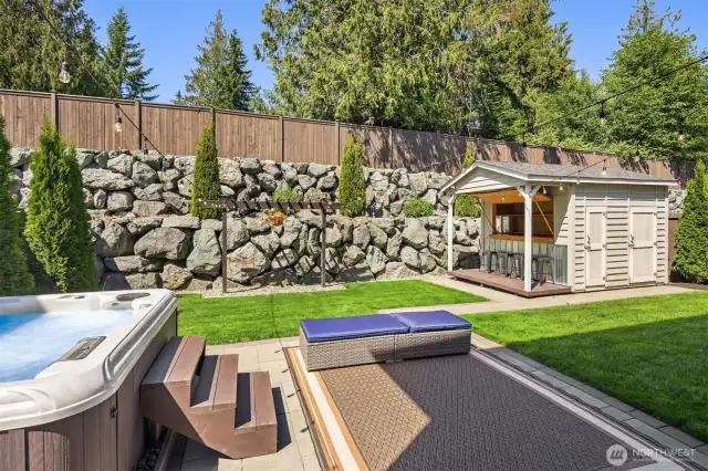 Hot Tub and Tiki Bar