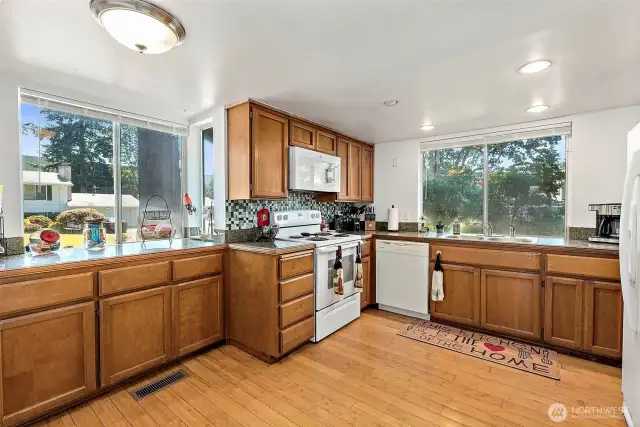 Kitchen w/ Plenty of Natural Daylight