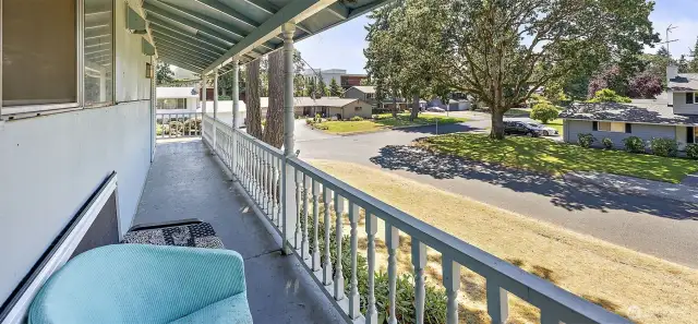 Front Exterior Balcony