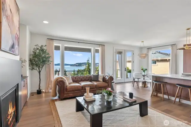 Family Room and Kitchen to the right