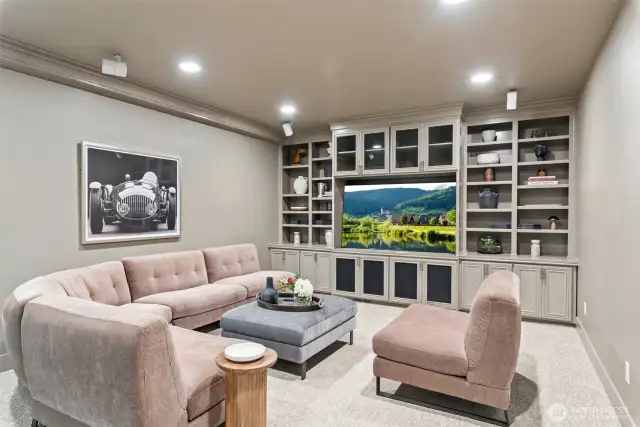 Lower Level Media Room