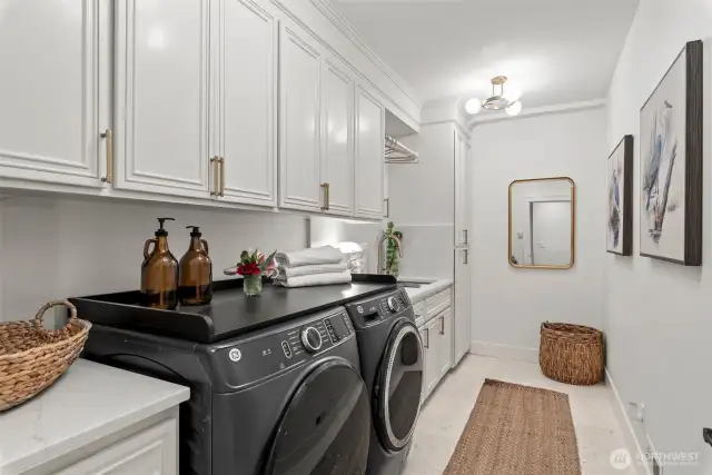 Utility Room Lower Level; garage nearby