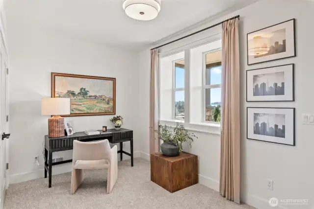 Lower Level Bedroom used as Office