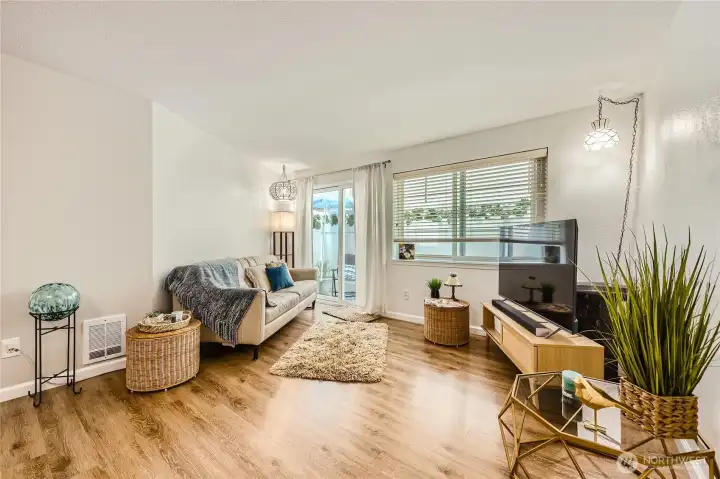 Spacious living area