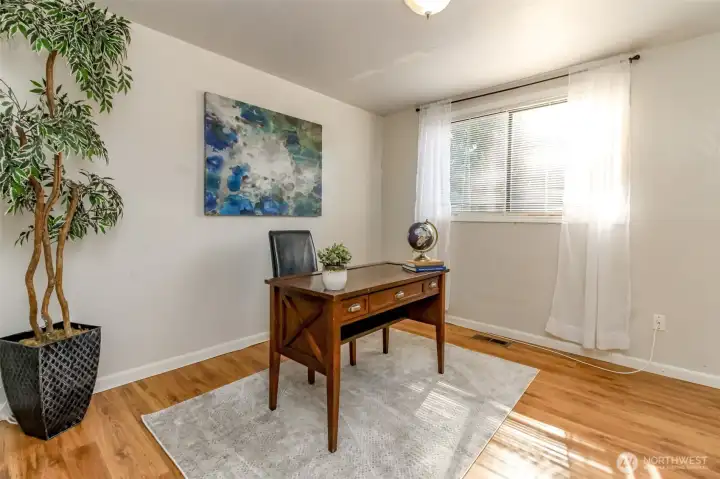 1 of the main floor bedrooms.