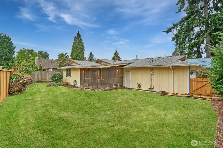 large side yard