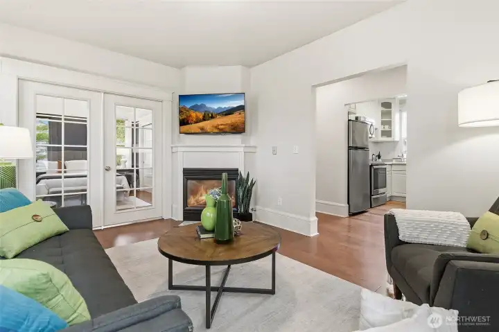 Living Room looking into Kitchen.