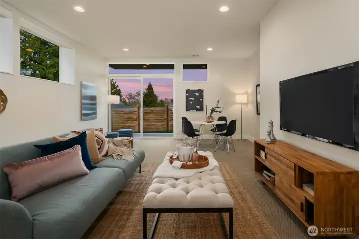 Bonus room lower level