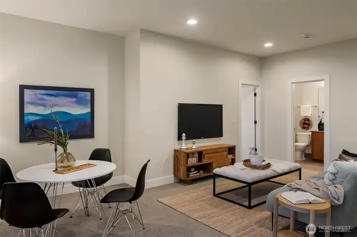 Bonus room lower level