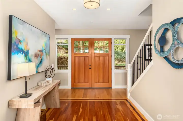 Grand Entry, 9 Foot Ceilings