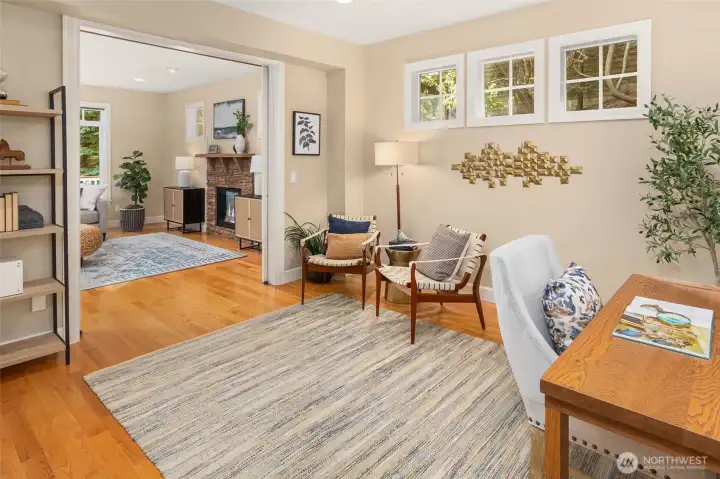 Main Floor Bedroom, Office or Bonus or Play Room!