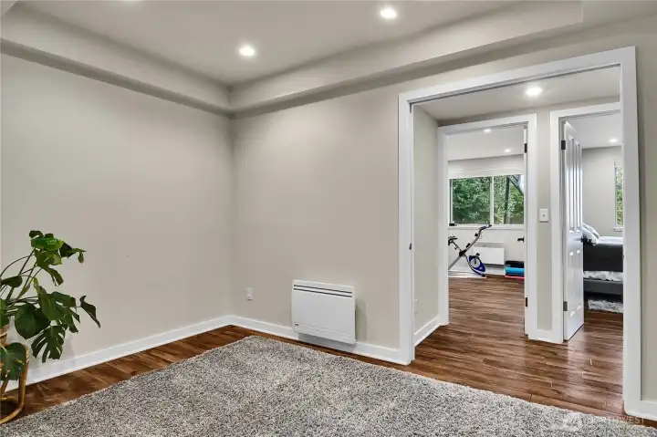 Bonus room looking out to 2nd bdrm