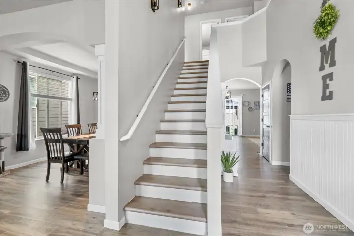 Let's head upstairs and explore the heart of the home